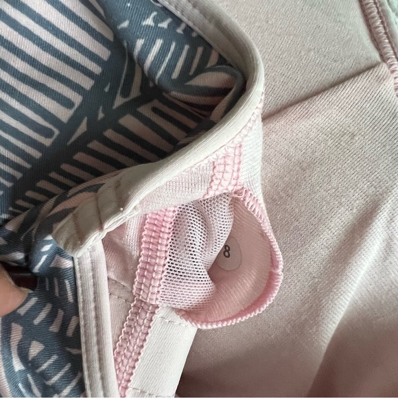 Lululemon Cool To Street Bra Banana Leaf Blush Quartz / Blush Quartz, size 8 - Picture 7 of 7